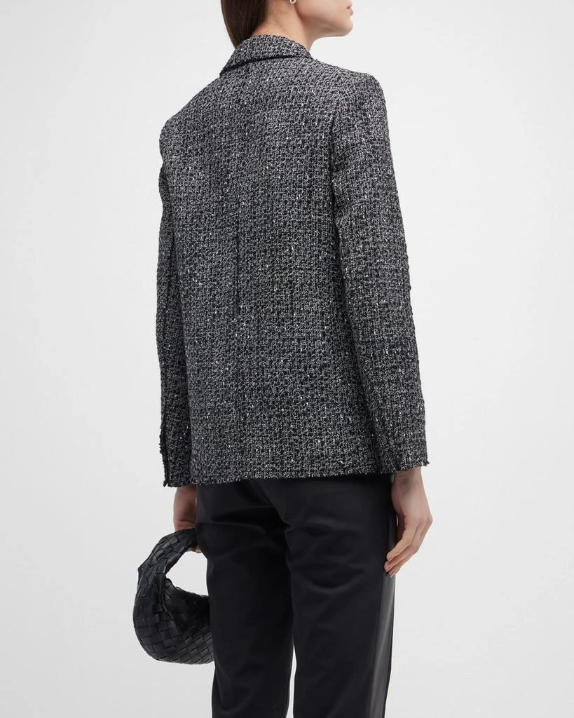 Piazza Noelle Double-Breasted Tweed Jacket 商品