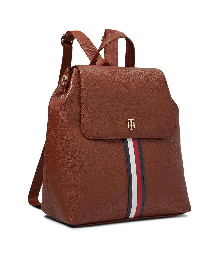 商品Tommy Hilfiger|Ruby II Flap Backpack-Pebble PVC,价格¥851,第1张图片