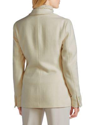 商品Ralph Lauren|Novina Wool & Alpaca Jacket,价格¥2911,第4张图片详细描述