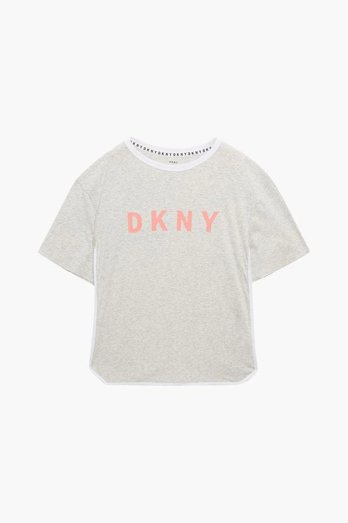 商品DKNY|Printed cotton-blend jersey pajama top,价格¥127,第1张图片