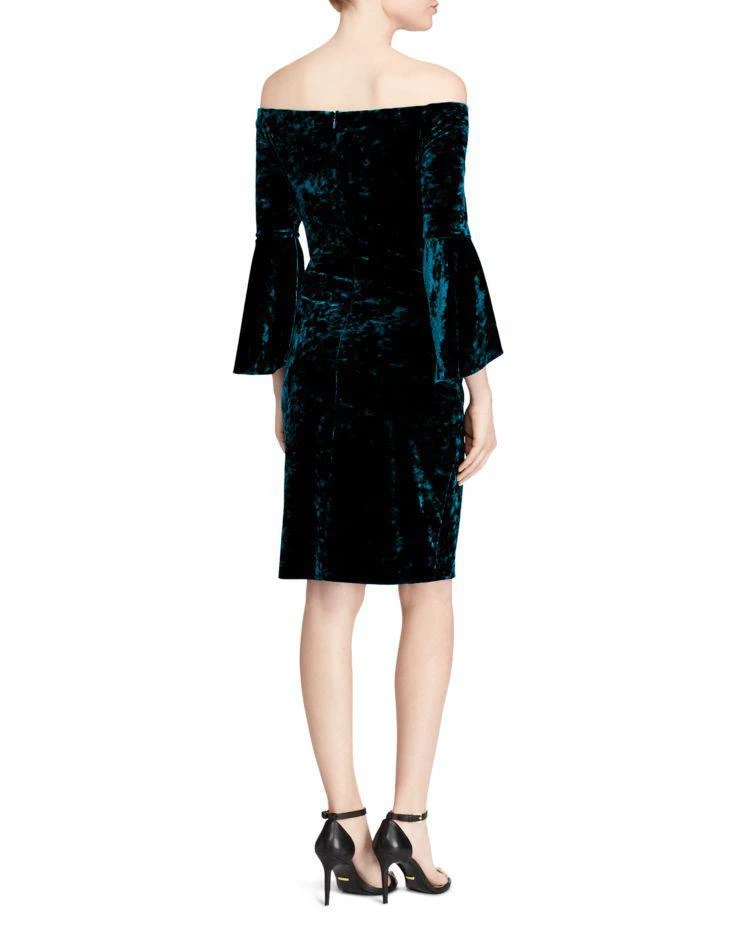 商品Ralph Lauren|Off-the-Shoulder Velvet Dress - 100% Exclusive,价格¥317,第2张图片详细描述