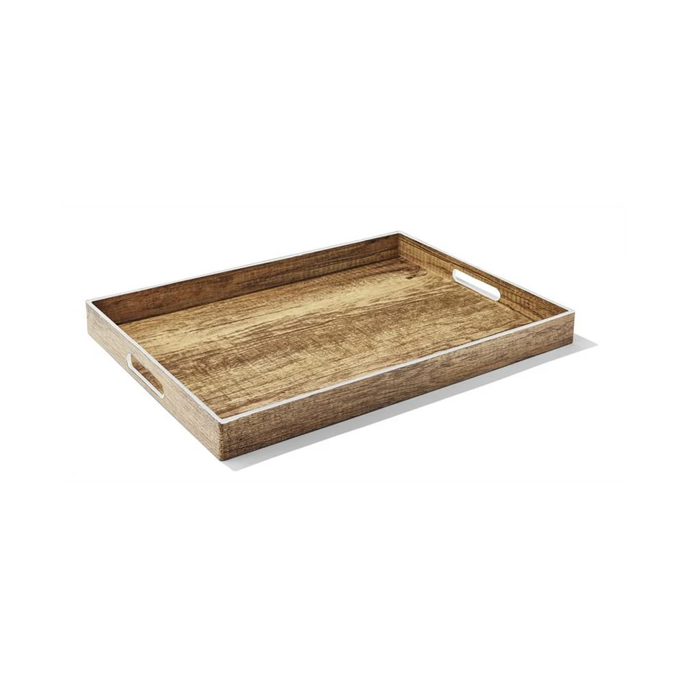 商品American Atelier|Poplar Finished with Rim Trays Set, 2 Piece,价格¥128,第2张图片详细描述