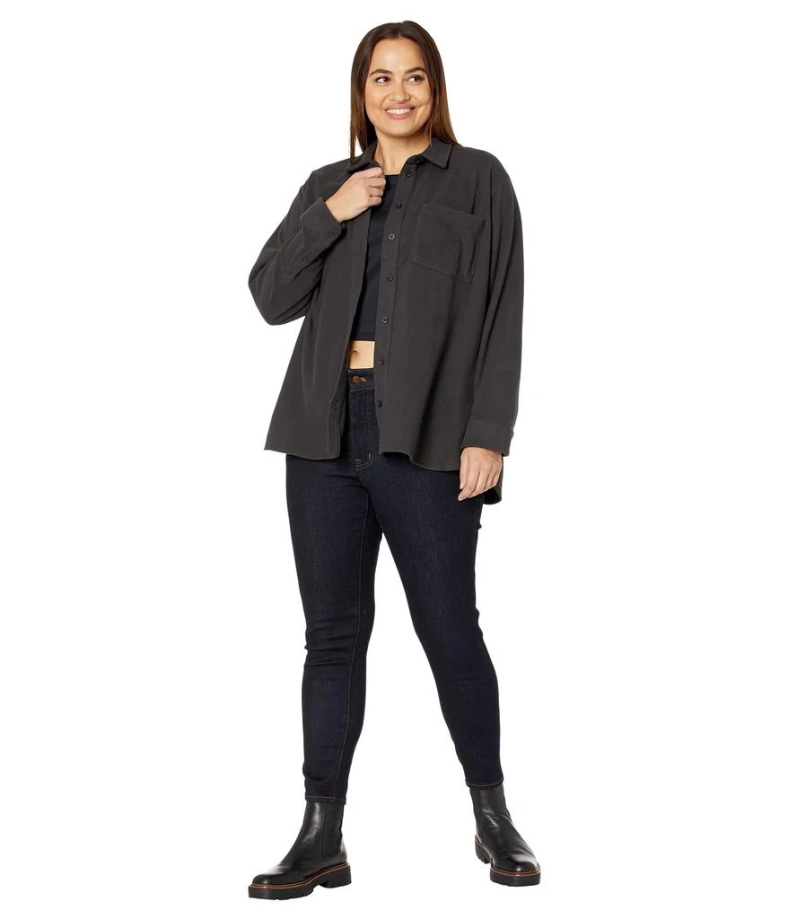 商品Madewell|Plus Size MWL Thermal Fleece Shirt Jacket,价格¥659,第4张图片详细描述