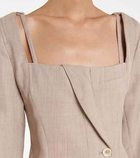 商品Jacquemus|La Robe Maniu virgin wool minidress,价格¥4409,第5张图片详细描述