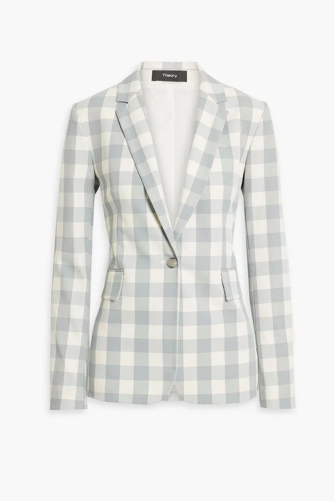 商品Theory|Gingham twill blazer,价格¥1257,第1张图片