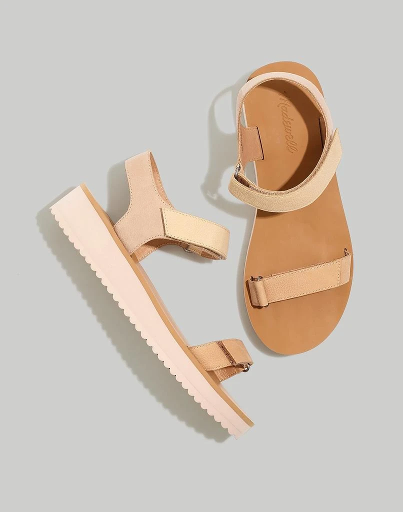 商品Madewell|The Maggie Sandal in Colorblock,价格¥317,第1张图片