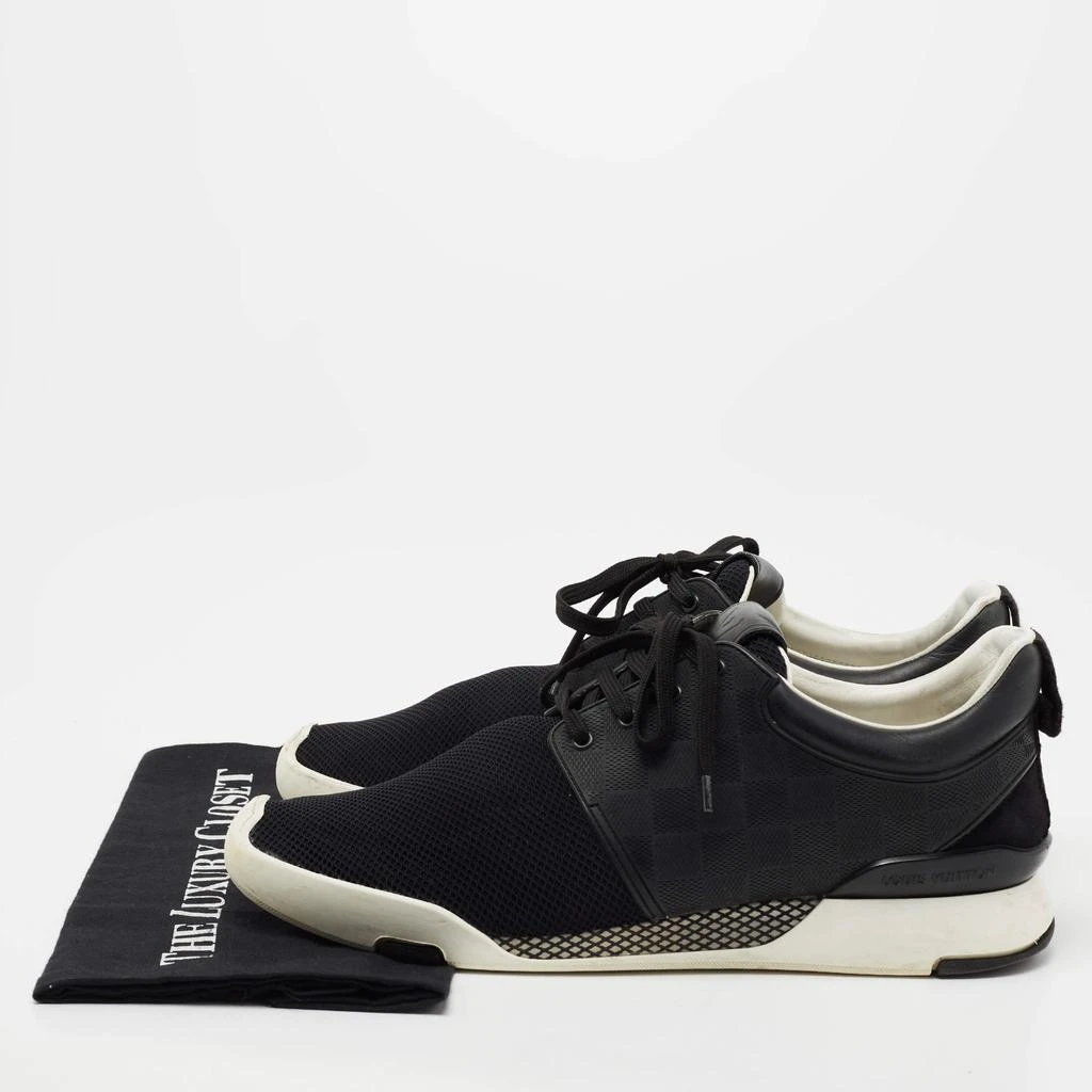 Louis Vuitton Black Damier Infini Leather And Mesh Fastlane Sneakers Size 42.5 商品