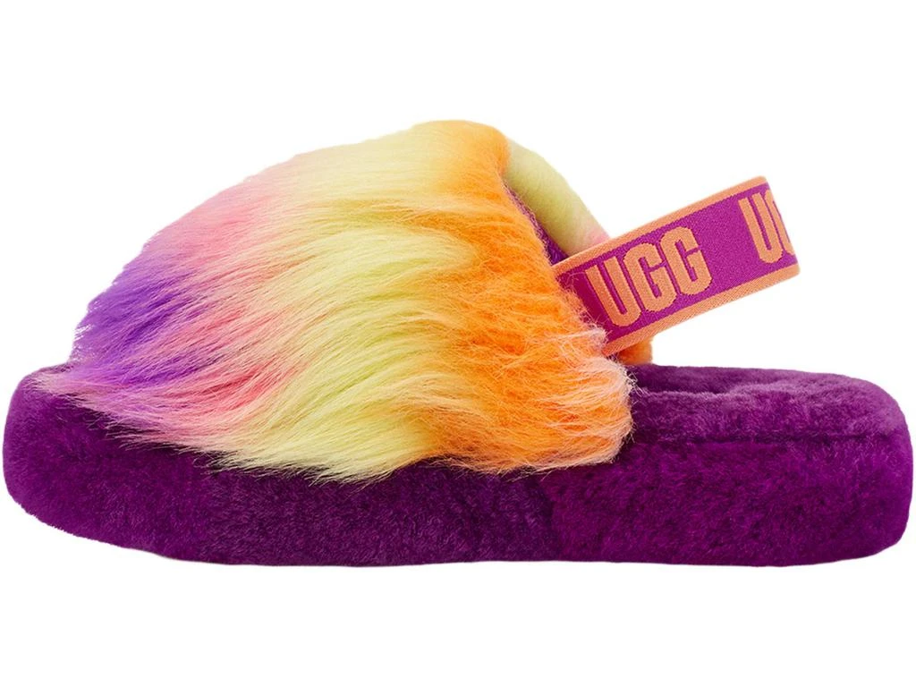 商品UGG|Fluff Yeah Slide Tie-Dye (Little Kid/Big Kid),价格¥236,第4张图片详细描述