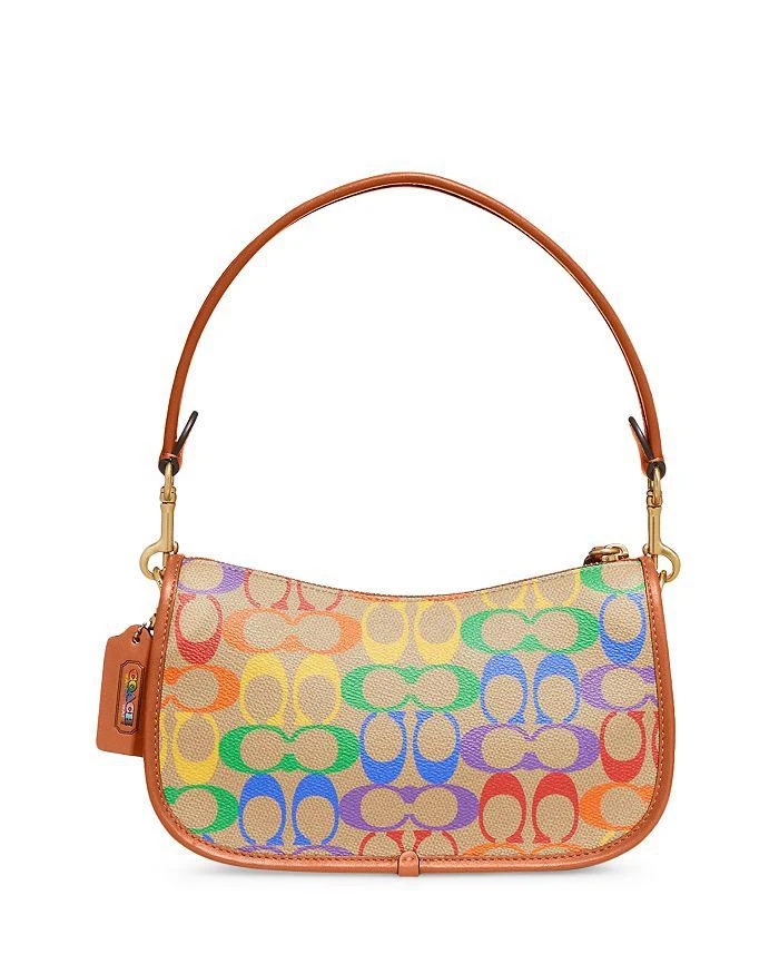 商品Coach|Swinger Small Rainbow Signature Shoulder Bag,价格¥1551,第4张图片详细描述