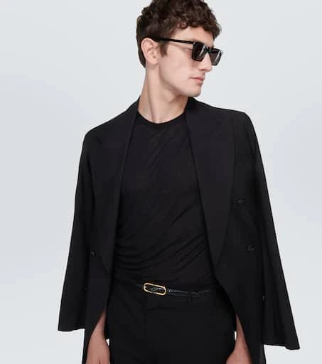 商品Yves Saint Laurent|Logo刺绣T恤,价格¥5254,第5张图片详细描述