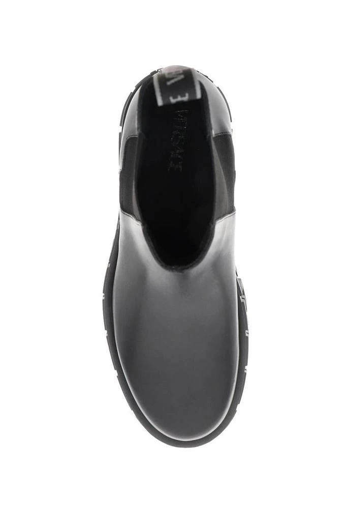 商品Versace|Versace 'greca portico' chelsea boots,价格¥4583,第2张图片详细描述