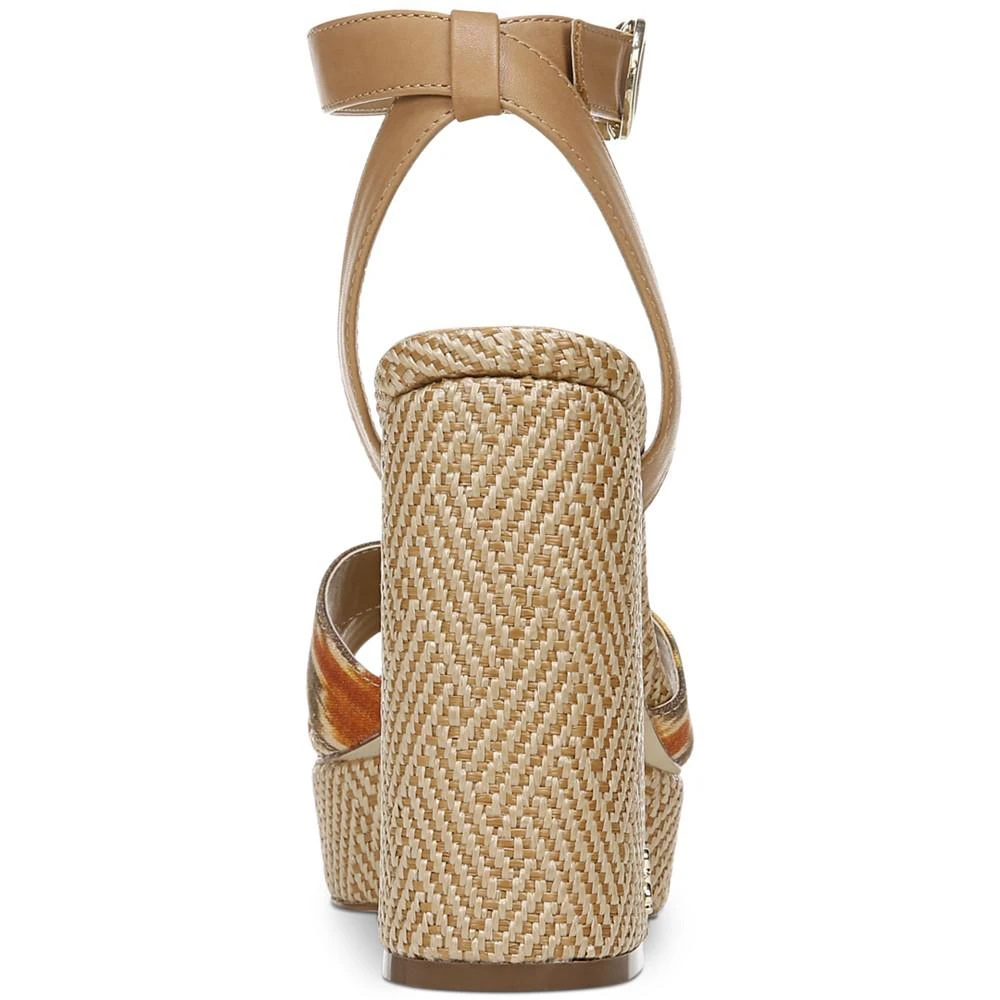 商品Sam Edelman|Women's Nolita Raffia Platform Sandals,价格¥447,第3张图片详细描述