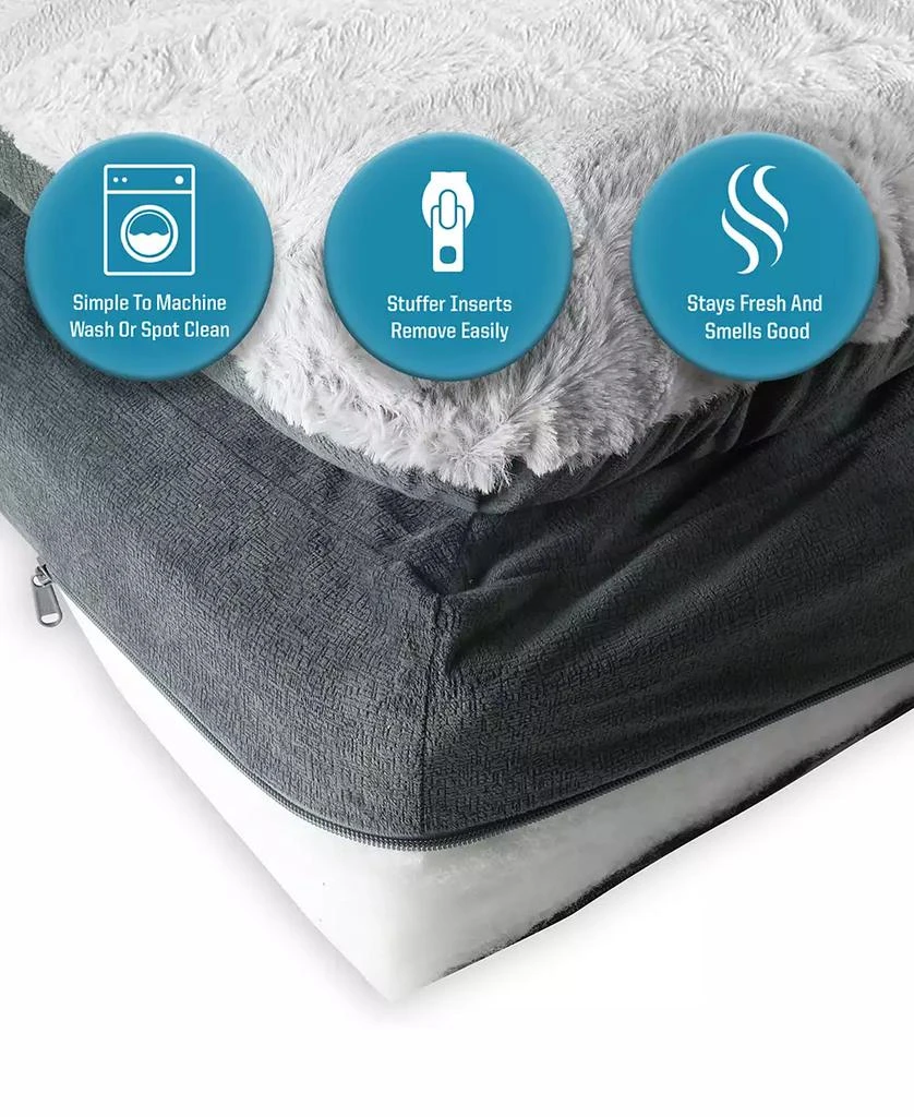 商品Macy's|Arlee Pillow Topper Rectangle Pet Dog Bed,价格¥1117,第3张图片详细描述