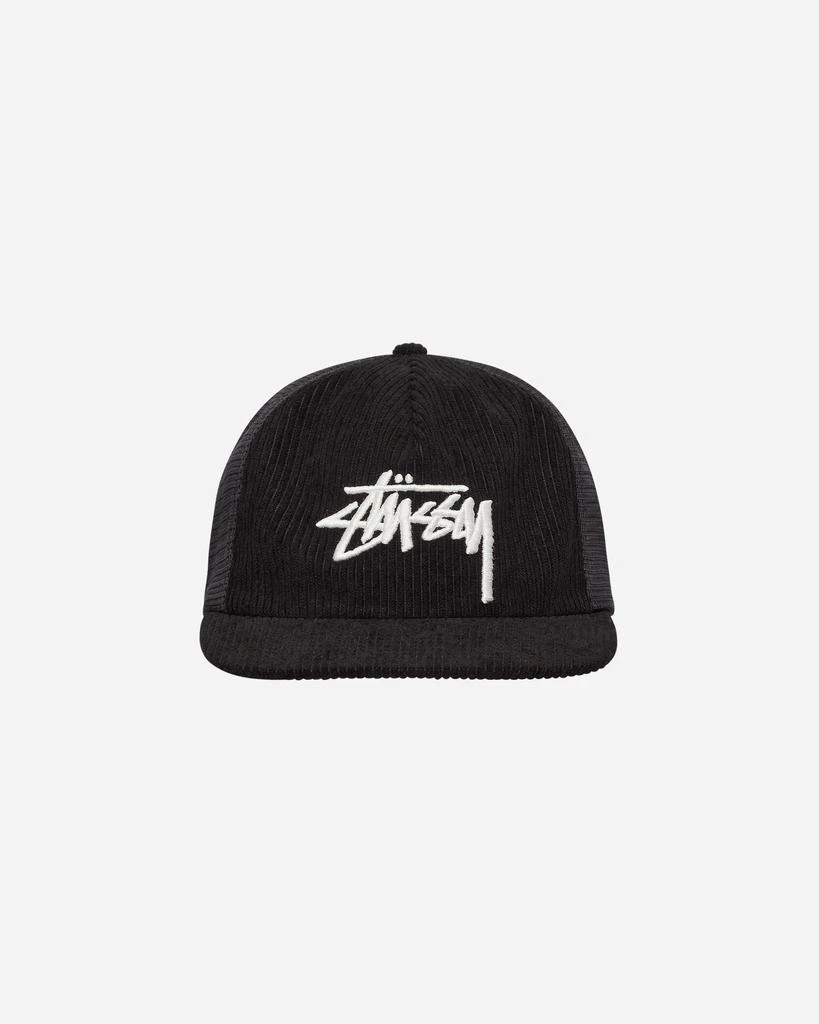 商品STUSSY|Corduroy Trucker Cap Black,价格¥270,第2张图片详细描述