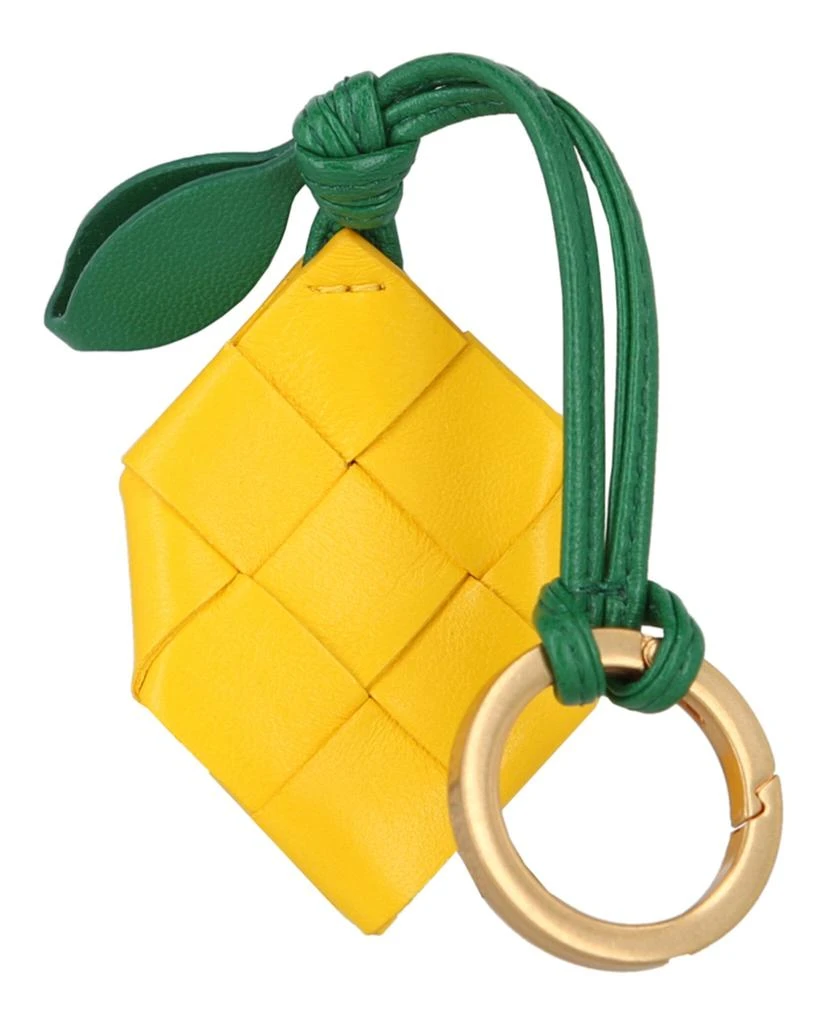 商品Bottega Veneta|Lemon Leather Key Ring,价格¥975,第2张图片详细描述