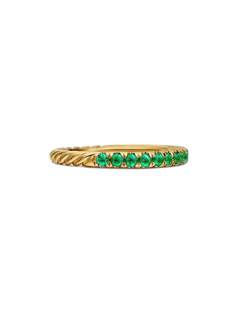 商品David Yurman|Cable Collectibles Stack Ring in 18K Yellow Gold,价格¥11466,第1张图片