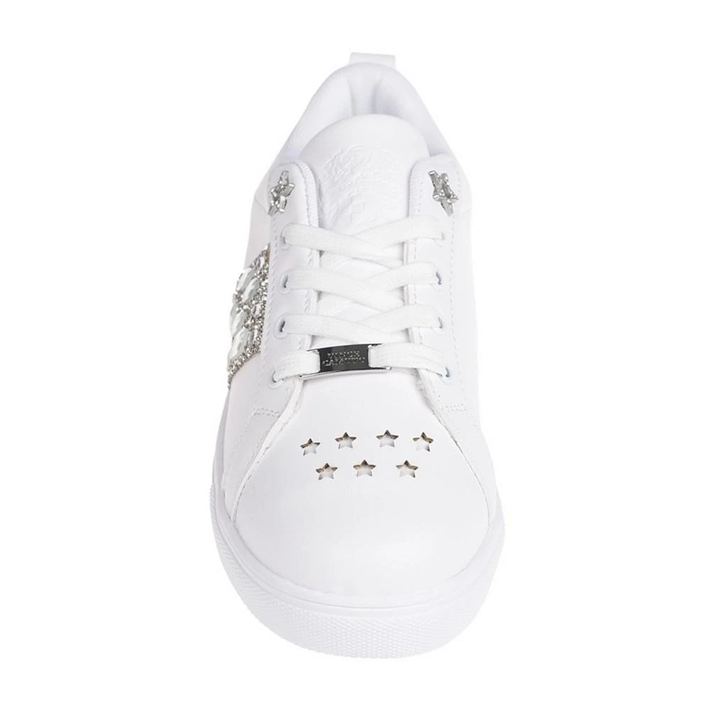 Little Girls Simple and Fashionable Court Sneakers with Rhinestone 商品