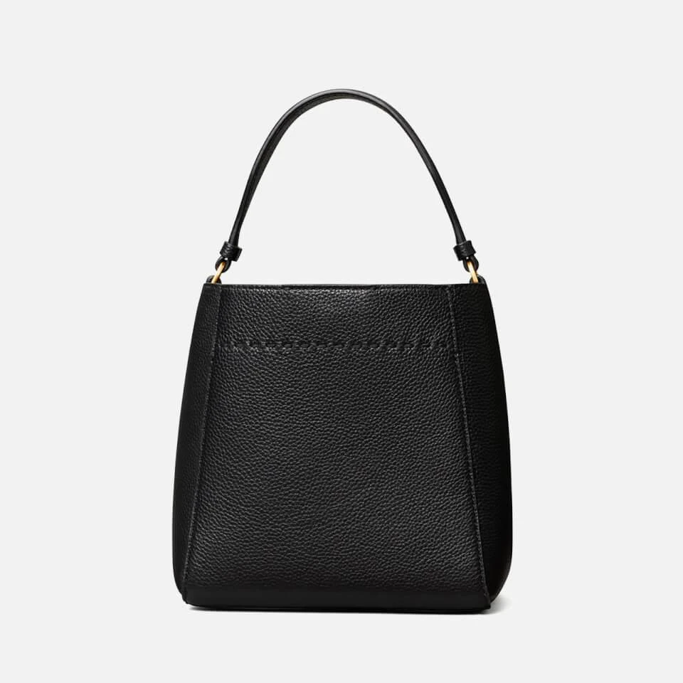 商品Tory Burch|Tory Burch Women's Mcgraw Small Bucket Bag - Black,价格¥3108,第3张图片详细描述