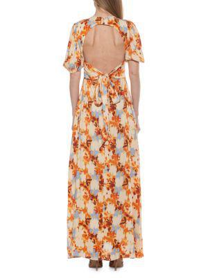 商品ALEXIA ADMOR|Cutout Fit & Flare Maxi Dress,价格¥647,第4张图片详细描述