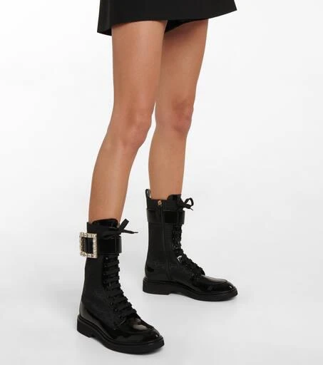 商品Roger Vivier|Viv' Rangers Strass及踝靴,价格¥15835,第4张图片详细描述