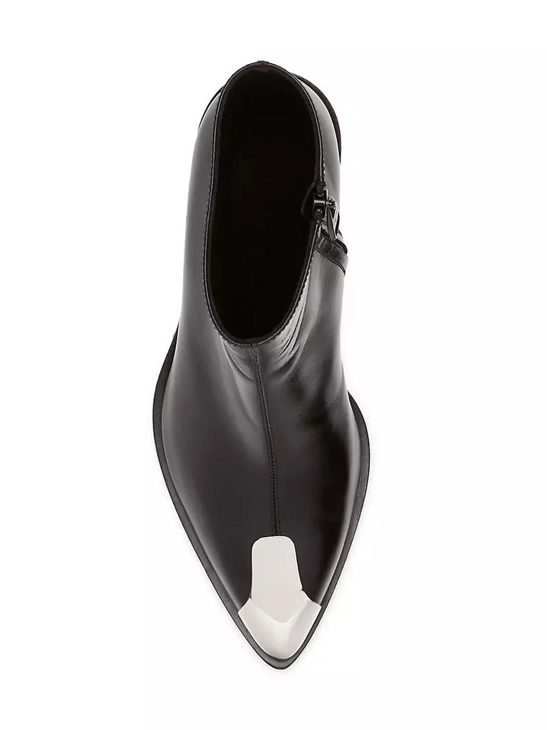 商品Alexander McQueen|Leather Ankle Boots,价格¥8770,第5张图片详细描述