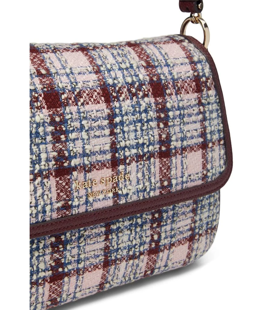 商品Kate Spade|Hudson Tweed 中号 翻盖单肩包,价格¥1266,第4张图片详细描述