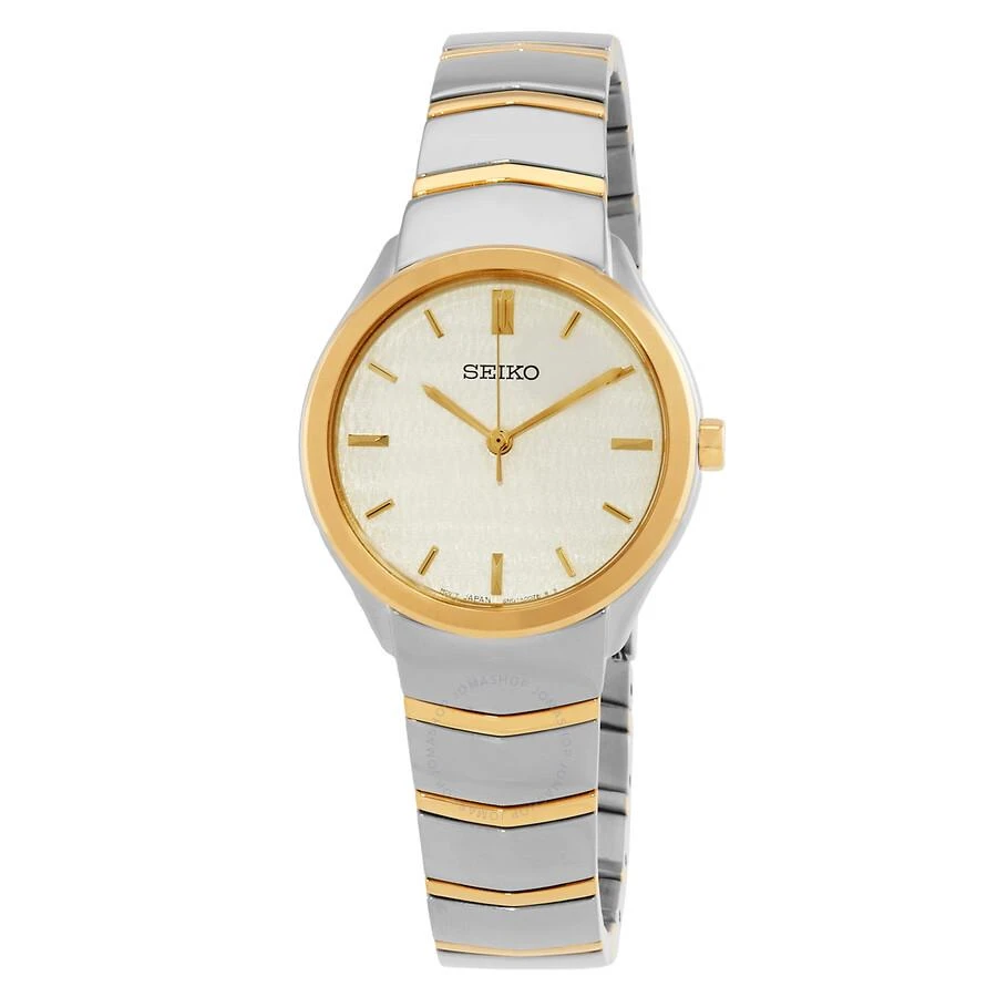 商品Seiko|Discover More Quartz Champagne Dial Ladies Watch SUR550P1,价格¥1510,第1张图片