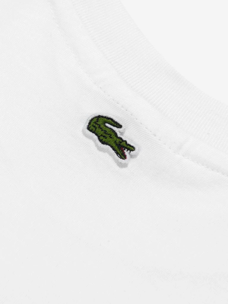 商品Lacoste|Lacoste Boys Logo T-Shirt in White,价格¥343,第4张图片详细描述