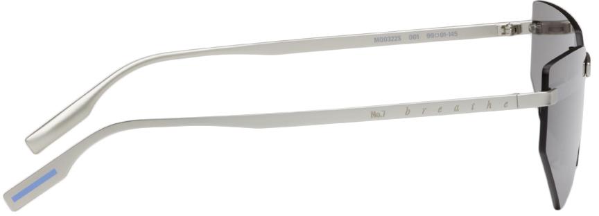 Silver Rimless Sunglasses商品第2张图片规格展示