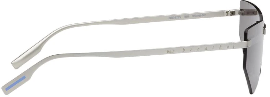 商品Alexander McQueen|Silver Rimless Sunglasses,价格¥1207,第2张图片详细描述