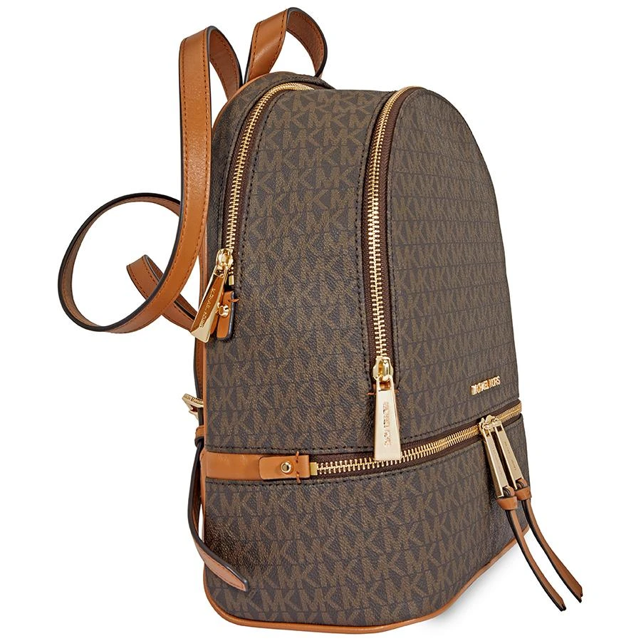 商品Michael Kors|Michael Kors Rhea Medium Logo Print Backpack - Brown,价格¥1811,第2张图片详细描述