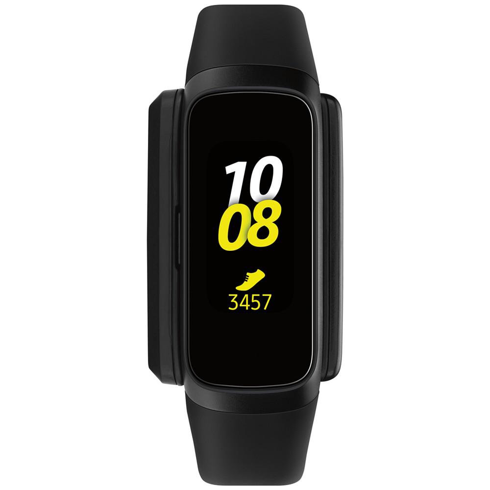 Unisex Galaxy Fit Black Elastomer Strap Touchscreen Smart Watch .95"商品第2张图片规格展示