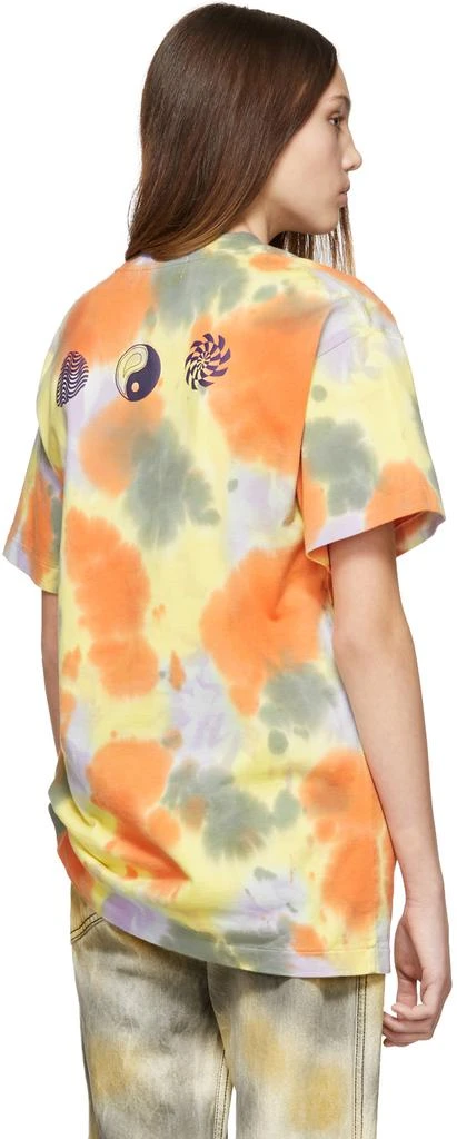 商品Ambush|SSENSE Exclusive Yellow 'A' Waves Tie-Dye T-Shirt,价格¥991,第3张图片详细描述