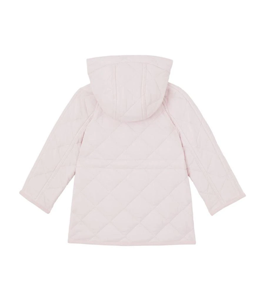 Diamond quilted nylon hooded jacket 商品