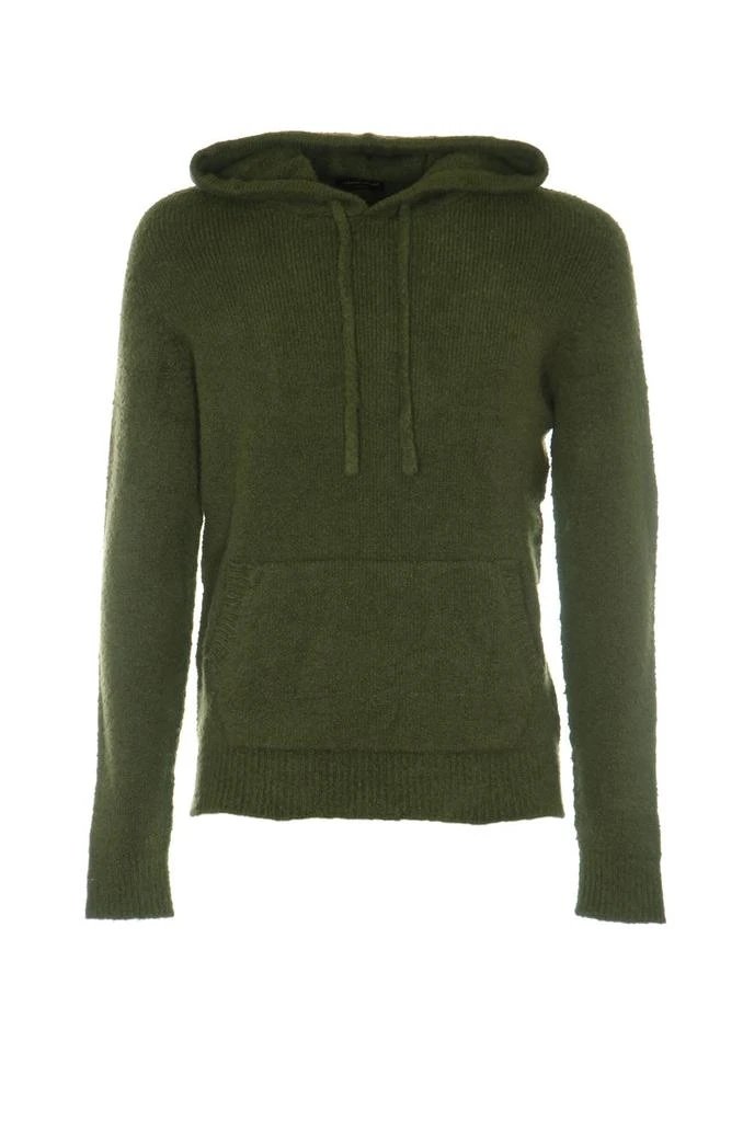 商品ROBERTO COLLINA|Roberto Collina Rib Knit Woven Hoodie,价格¥1351,第1张图片