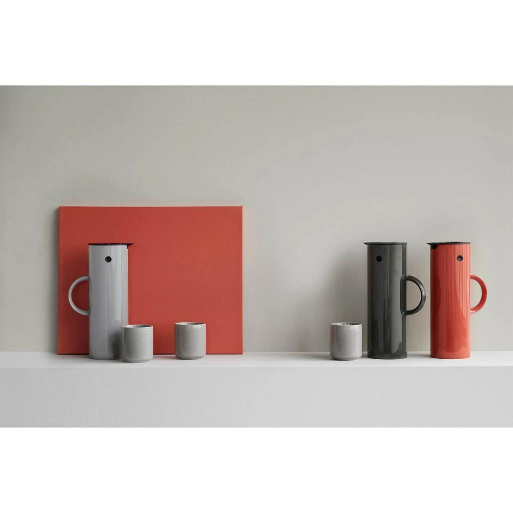 商品Stelton|Stelton EM77 啄木鸟保温水壶 - 1L - Light Grey,价格¥436,第2张图片详细描述