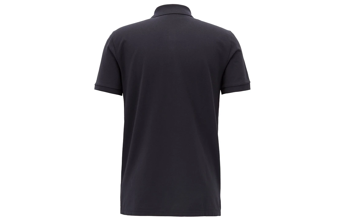 商品[国内直发] Hugo Boss|休闲短袖Polo衫 男款 黑色,价格¥911,第3张图片详细描述