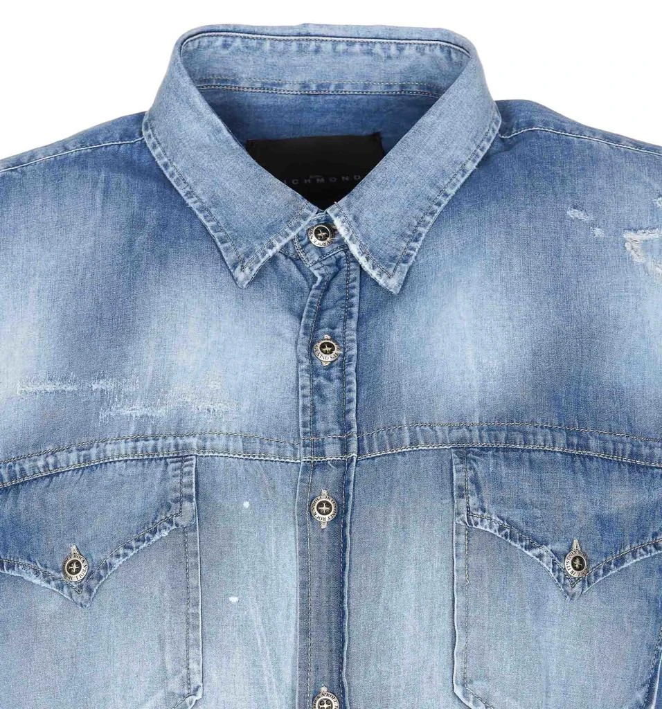 商品John Richmond|John Richmond Heimete Denim Shirt,价格¥1757,第4张图片详细描述