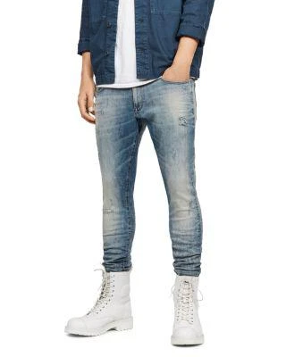 商品G-Star|3301 Deconstructed Skinny Fit Jeans in Light Vintage,价格¥622,第1张图片