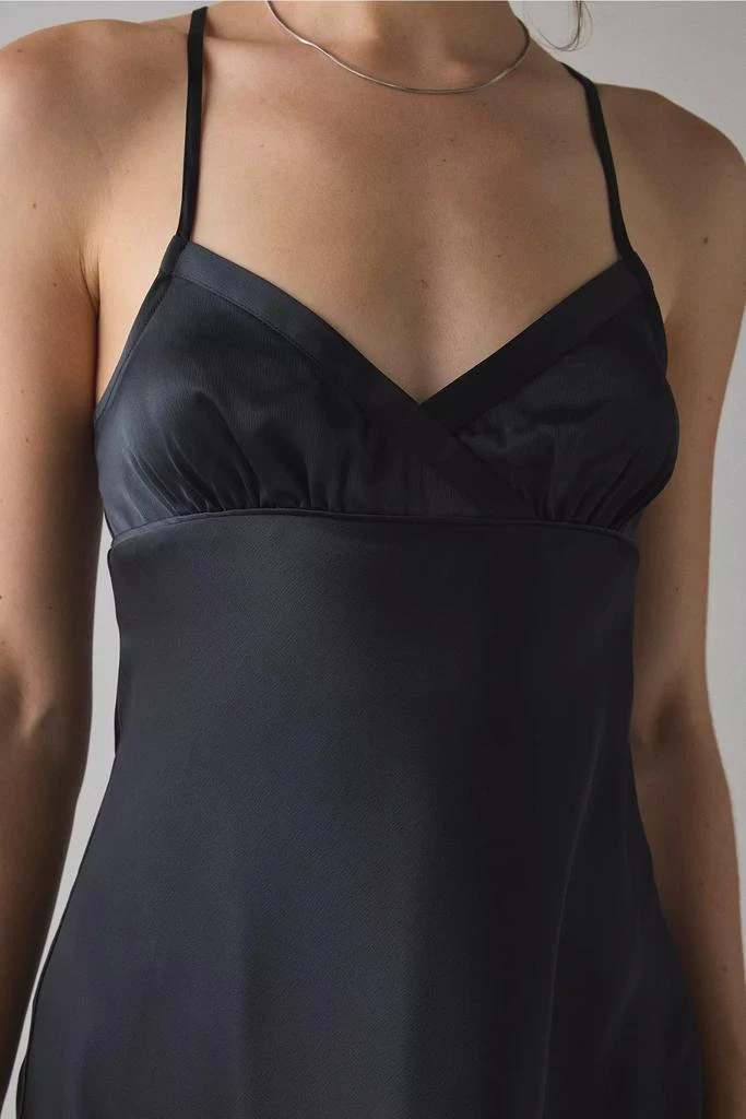 商品Kimchi Blue|Kimchi Blue Slip It On Tie-Back Satin Mini Dress,价格¥436,第2张图片详细描述