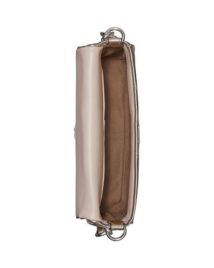 商品Tory Burch|Kira Chevron Metallic Small Flap Shoulder Bag,价格¥2922,第4张图片详细描述