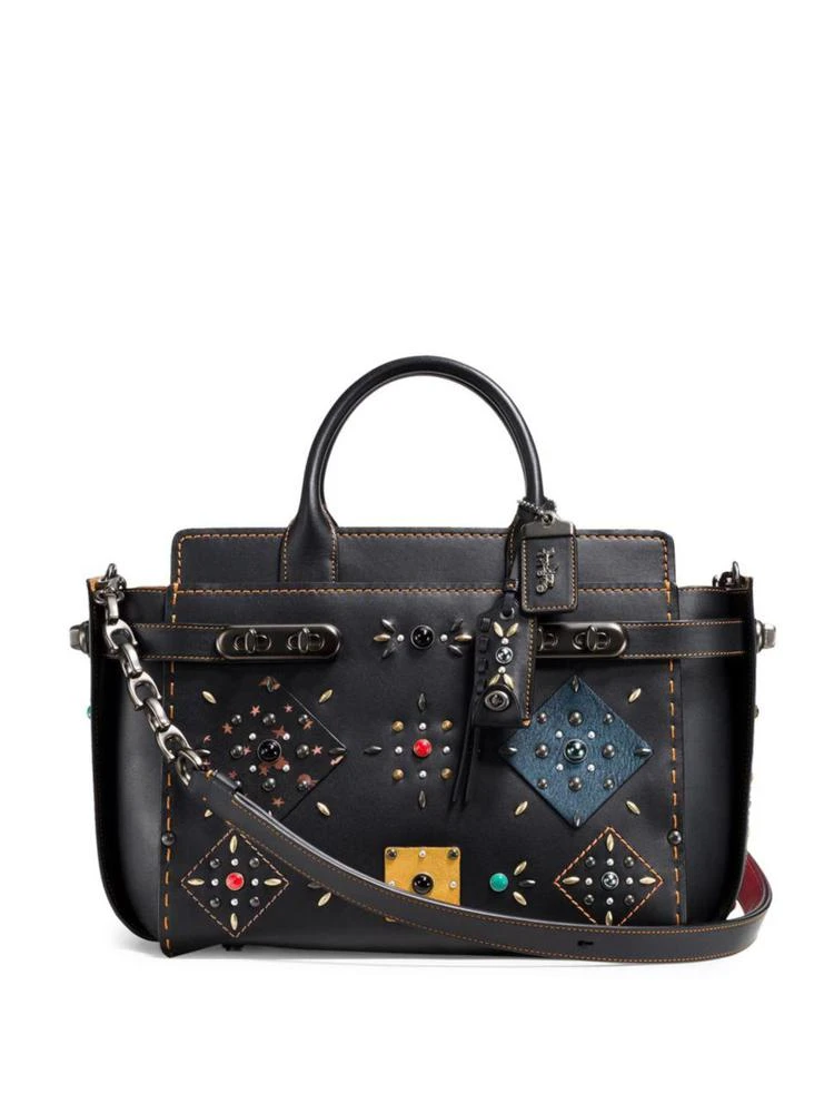 商品Coach|1941 Patchwork Prairie Rivets Leather Handbag,价格¥2954,第1张图片