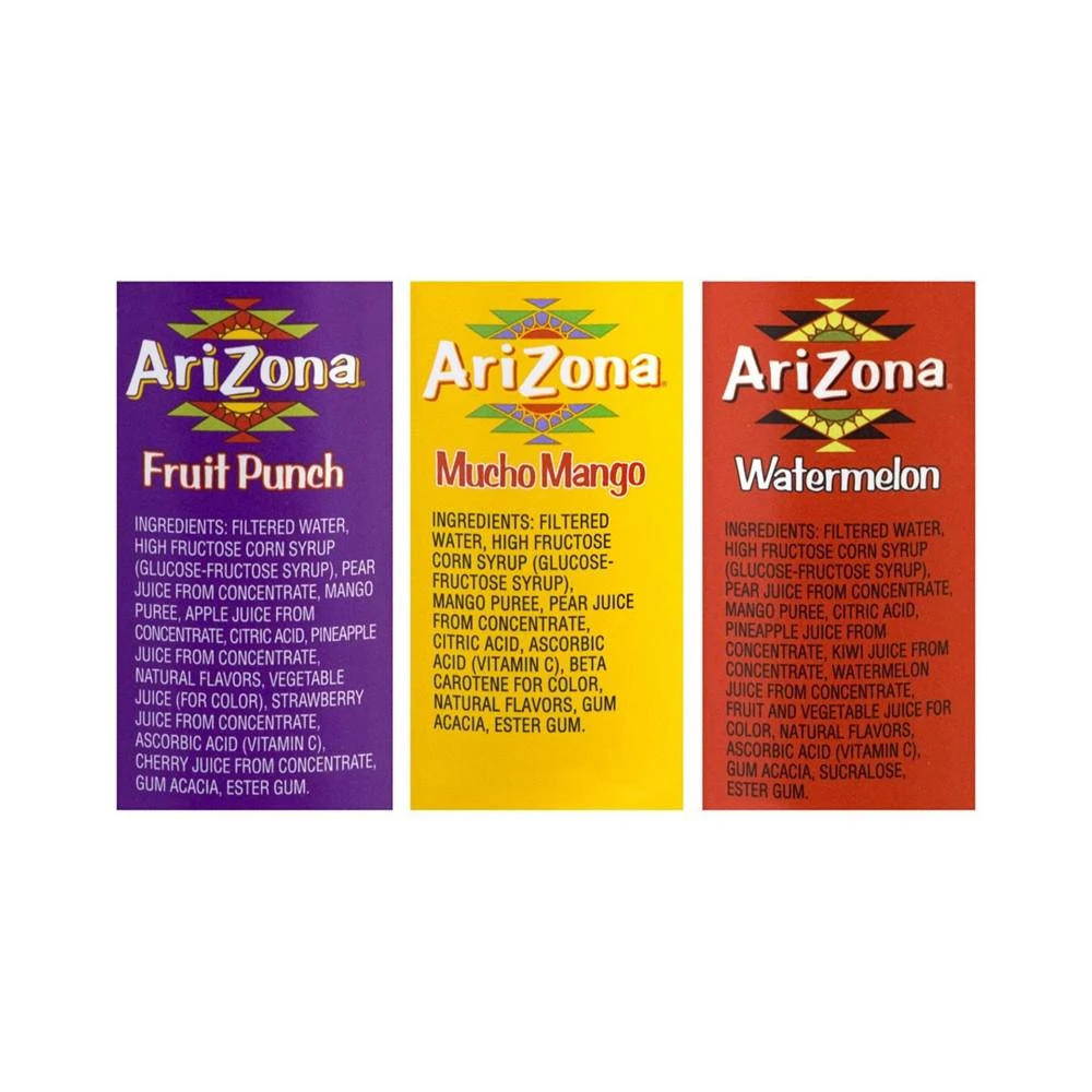 商品AriZona|Juice Variety Pack, Count 24,价格¥217,第5张图片详细描述