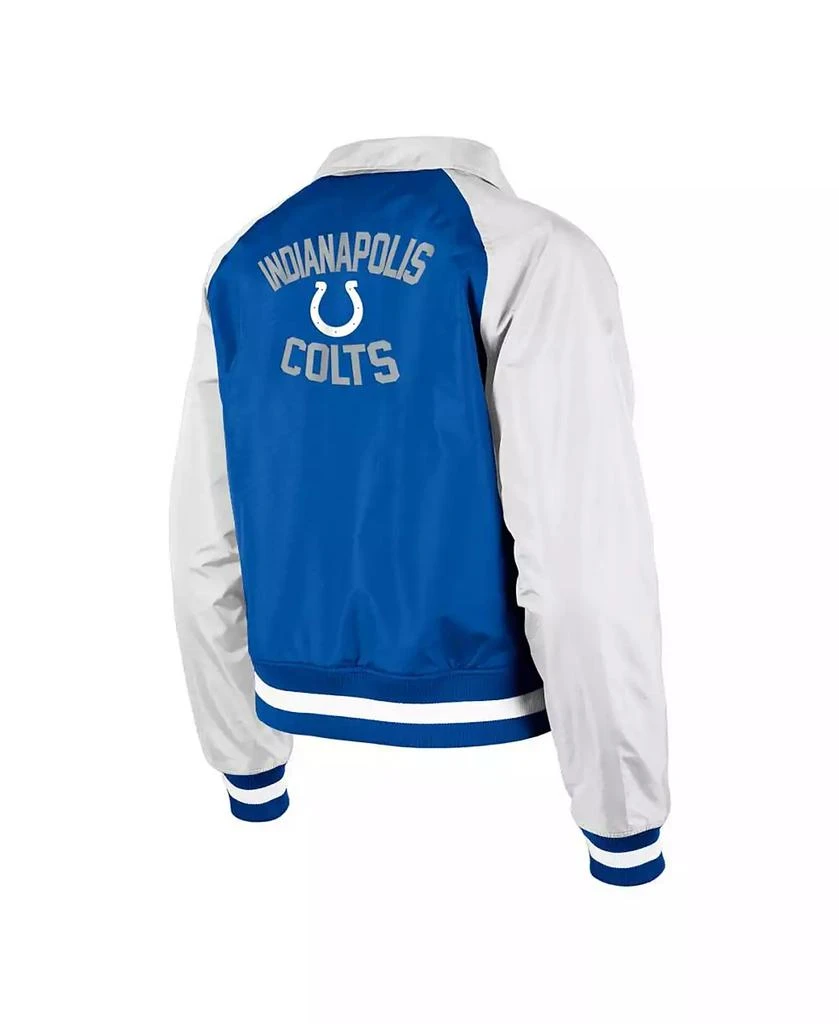 商品New Era|Women's Royal Indianapolis Colts Coaches Raglan Full-Snap Jacket,价格¥561,第2张图片详细描述