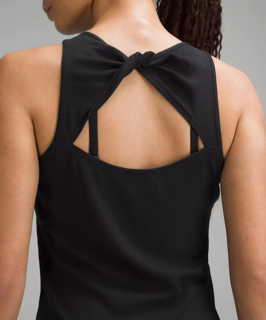 Modal Silk Twist-Back Yoga Tank Top 商品