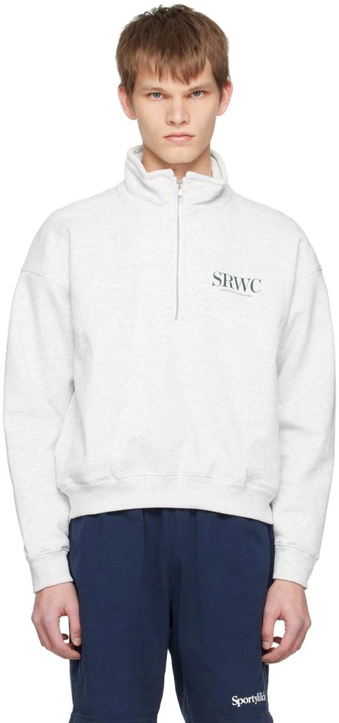 商品Sporty & Rich|Gray Upper East Side Sweatshirt,价格¥839,第1张图片