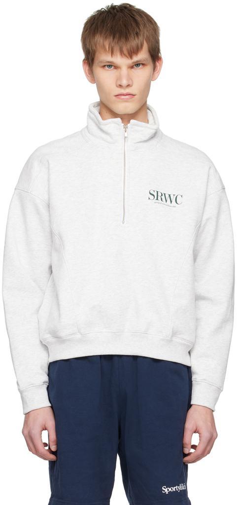 商品Sporty & Rich|Gray Upper East Side Sweatshirt,价格¥834,第1张图片