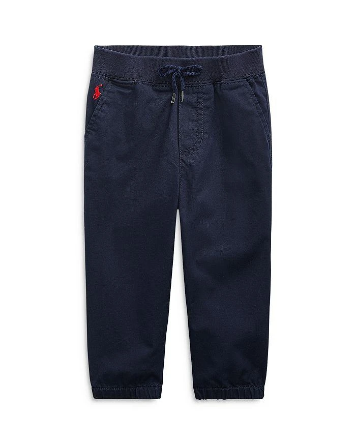 商品Ralph Lauren|Boys' Cotton Twill Jogger Pants - Baby,价格¥294,第1张图片