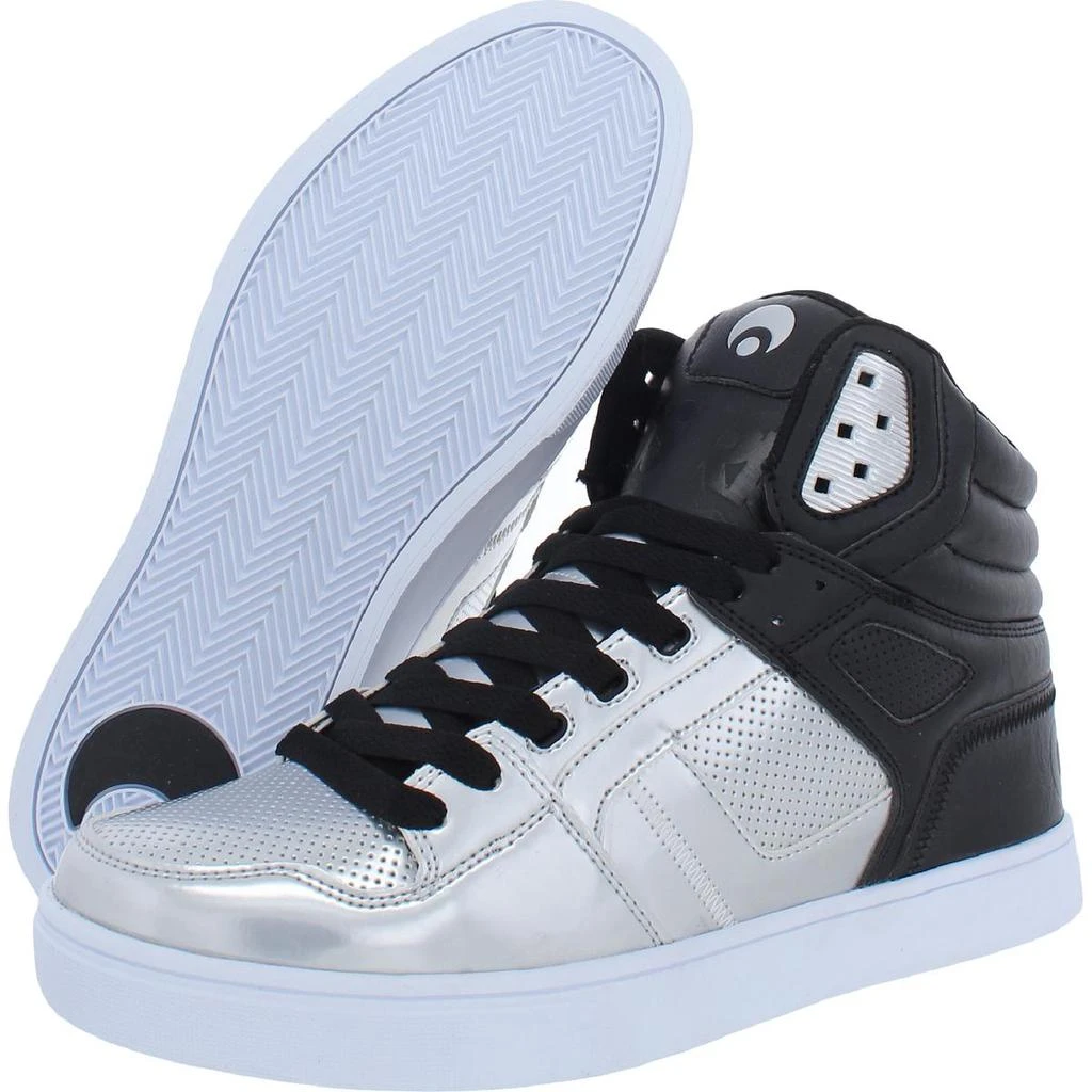 商品Osiris|Osiris Mens Clone Faux Leather High-Top Skate Shoes,价格¥314,第3张图片详细描述