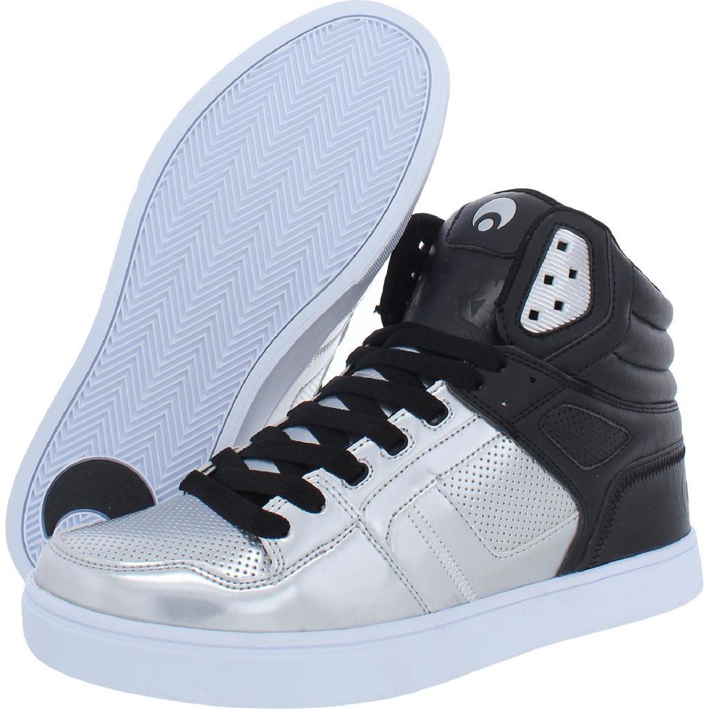 商品Osiris|Osiris Mens Clone Faux Leather High-Top Skate Shoes,价格¥306,第5张图片详细描述